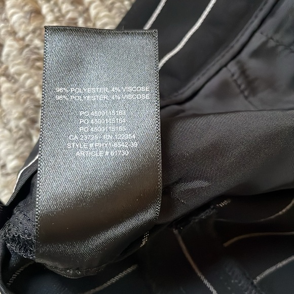 Babaton Aritzia black and white pinstriped Modesto pant - Picture 6 of 6